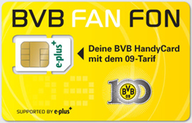 BVB FAN FON Karte
